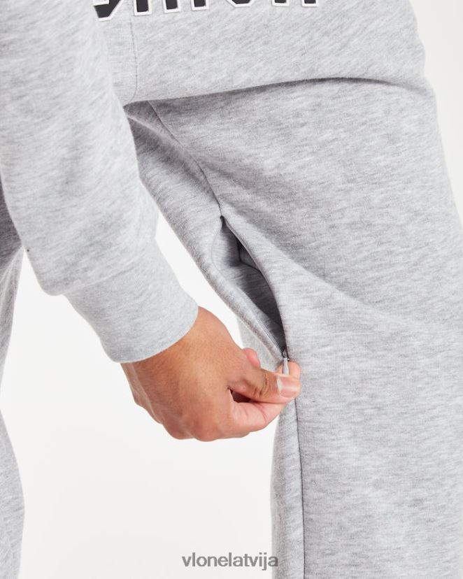 vīriešiem apakšā Vlone og essence joggers viršu pelēks/balts/melns 6BLFRJ375