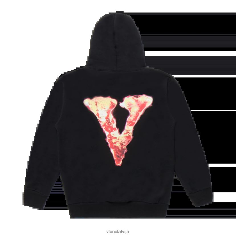 vīriešiem tops Vlone juice wrld hoodie melna 6BLFRJ7