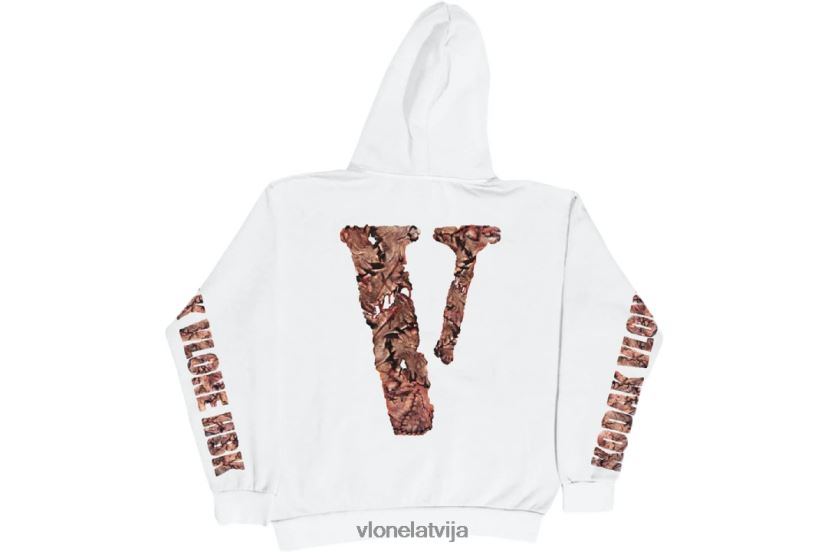 vīriešiem tops Vlone kodak melna zombiju balta kapuce 6BLFRJ49