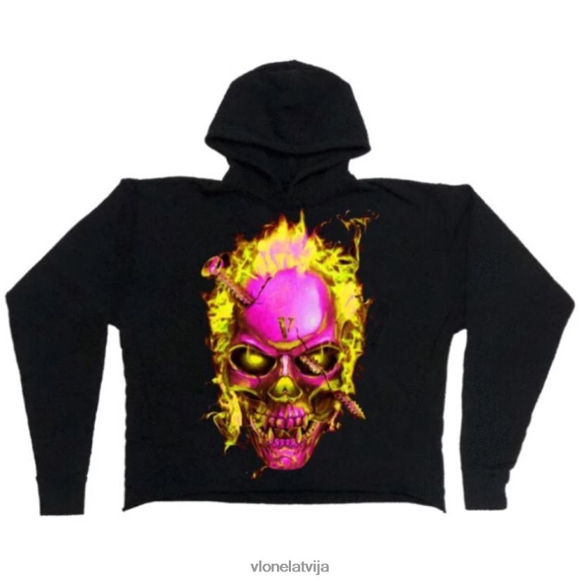 vīriešiem tops Vlone pop up purpursarkana hjūstonas teksasas kapuce, melna 6BLFRJ91