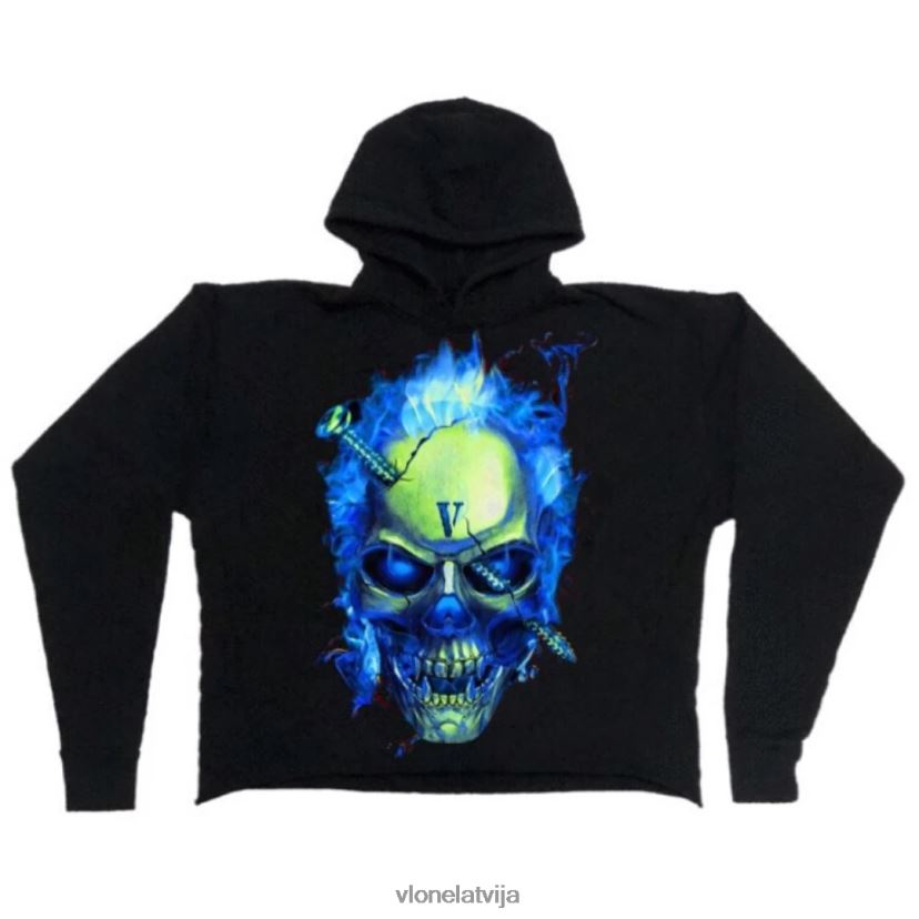 vīriešiem tops Vlone pop up zils hjūstonas teksasas kapuci melns 6BLFRJ90