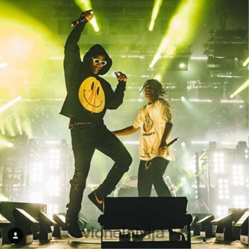 vīriešiem tops Vlone smaidīga sejas kokvilnas kapuce 6BLFRJ71