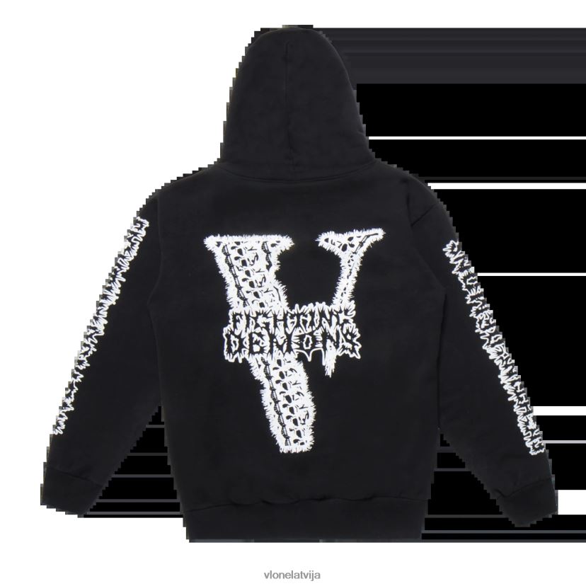 vīriešiem tops Vlone sulu wrld kauli kapuci melna 6BLFRJ6