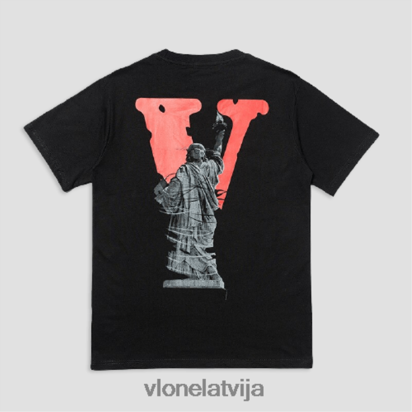 vīriešiem tops Vlone Brīvības statuja hip hop t krekls 6BLFRJ299