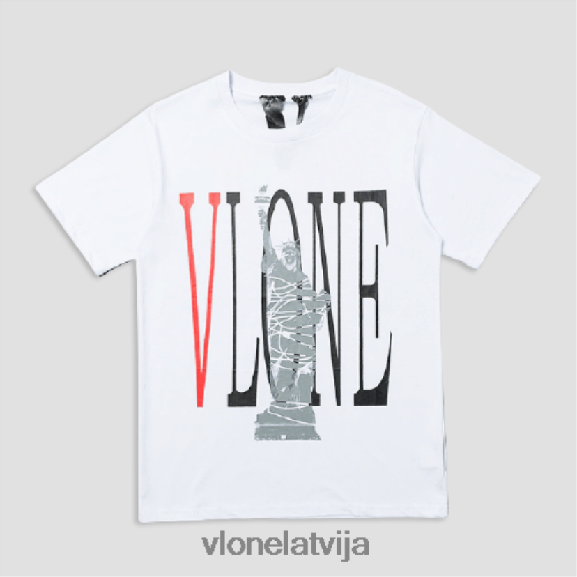 vīriešiem tops Vlone Brīvības statuja hip hop t krekls 6BLFRJ299