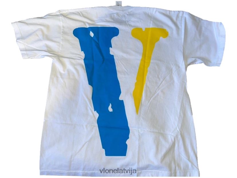 vīriešiem tops Vlone awge a$ap rocky stockholm balts t krekls 6BLFRJ216