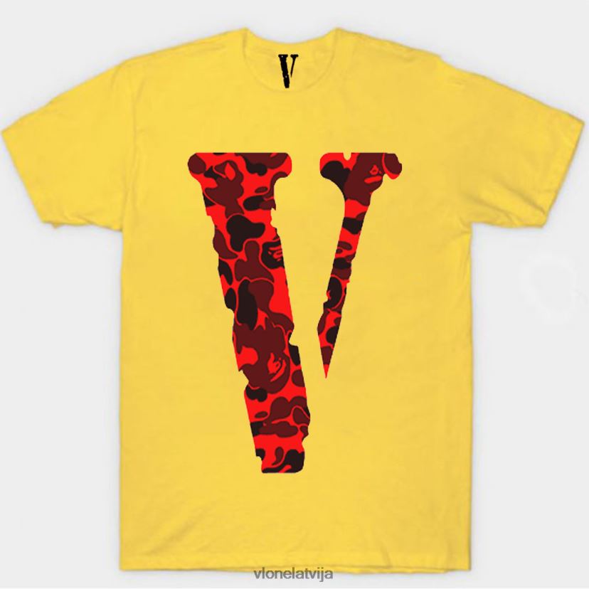 vīriešiem tops Vlone camo t krekls 6BLFRJ126