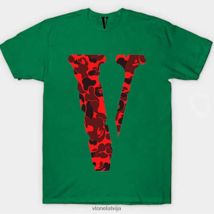 vīriešiem tops Vlone camo t krekls 6BLFRJ126