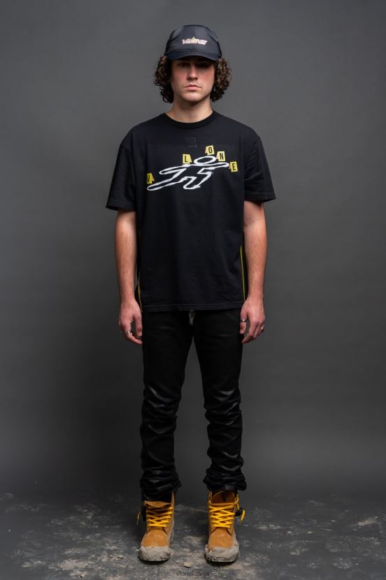 vīriešiem tops Vlone dont body yourself t krekls melns 6BLFRJ105