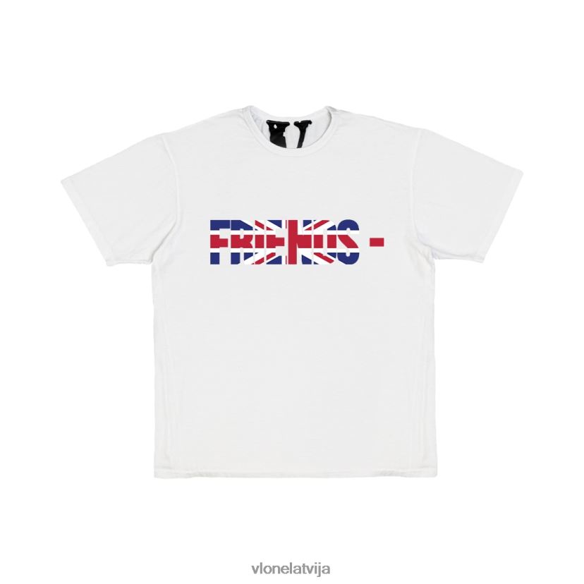 vīriešiem tops Vlone draugi gbr t krekls balts 6BLFRJ266