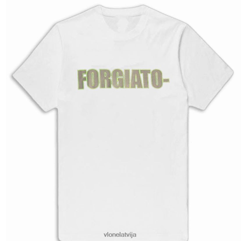 vīriešiem tops Vlone forgiato balts t krekls 6BLFRJ209