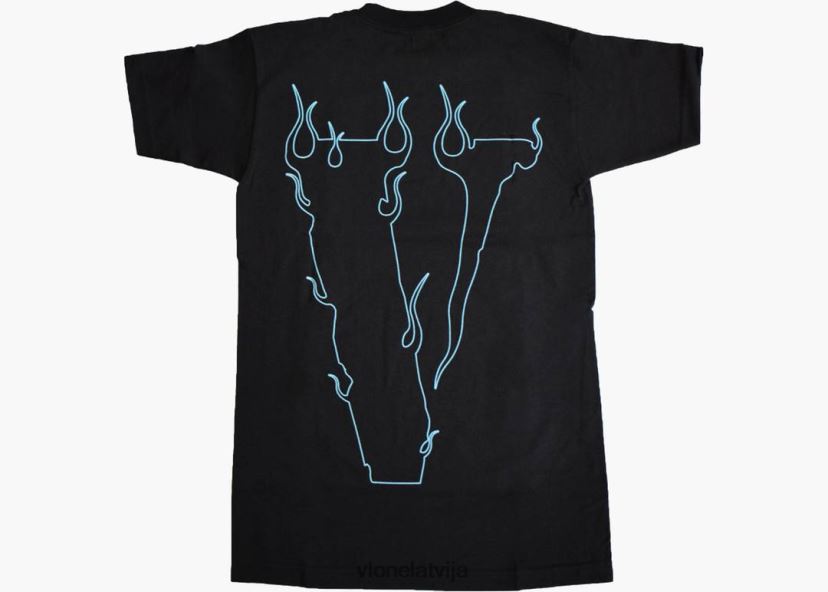 vīriešiem tops Vlone interscope records f&f melns t krekls 6BLFRJ217