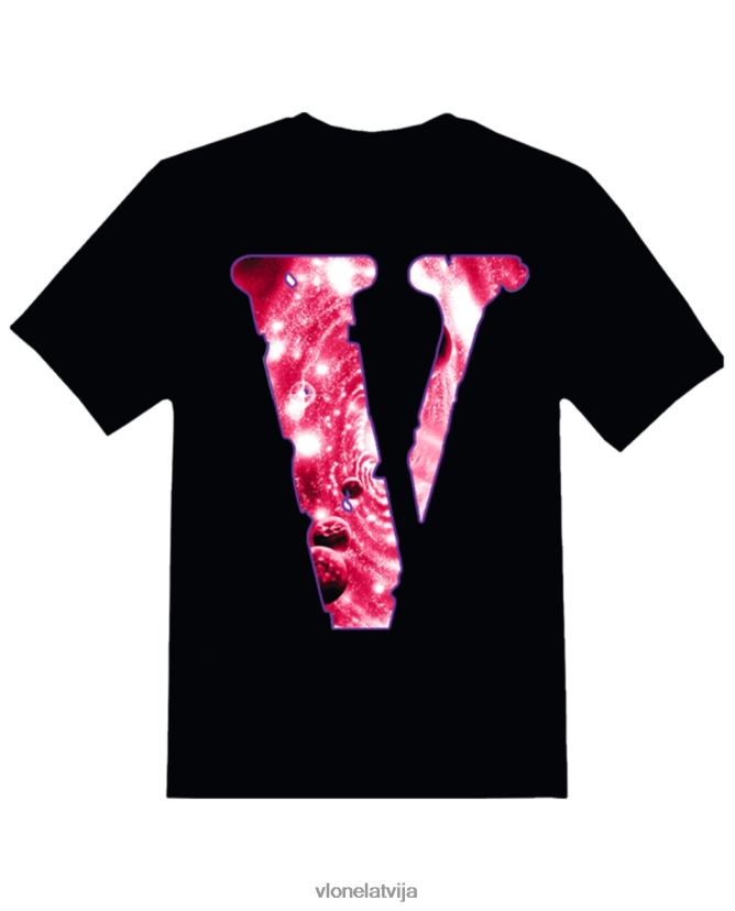vīriešiem tops Vlone juice wrld galaxy basic tee melna 6BLFRJ141