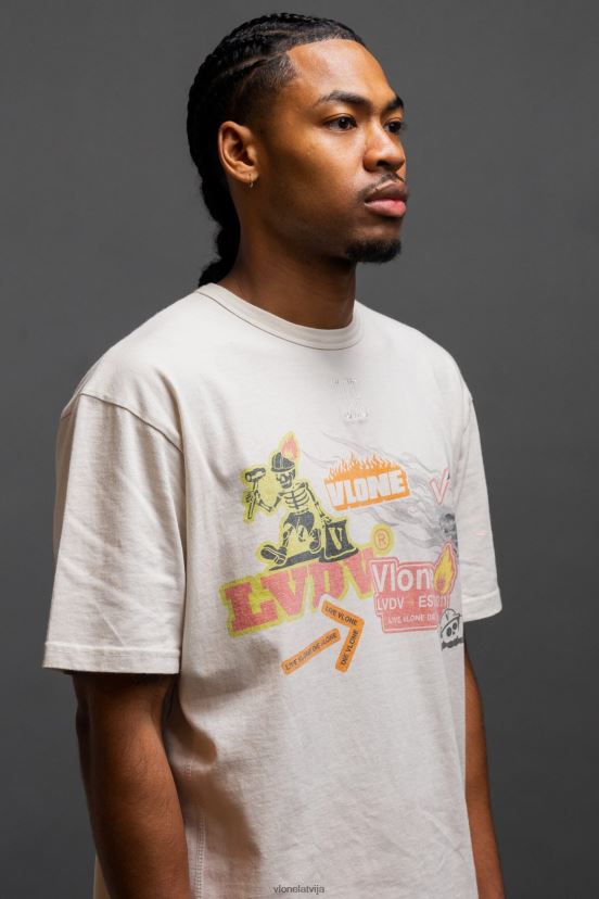 vīriešiem tops Vlone konstruē t kreklu 6BLFRJ107