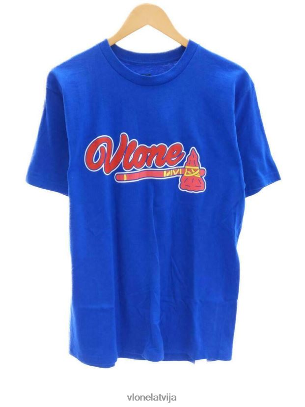 vīriešiem tops Vlone l kokvilnas cirvis ss tee zils kokvilnas modes t krekls 6BLFRJ212