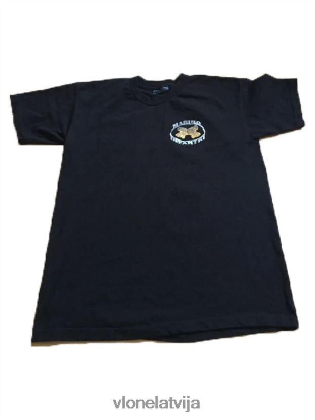 vīriešiem tops Vlone marino kājnieku dimanta melns T krekls 6BLFRJ188