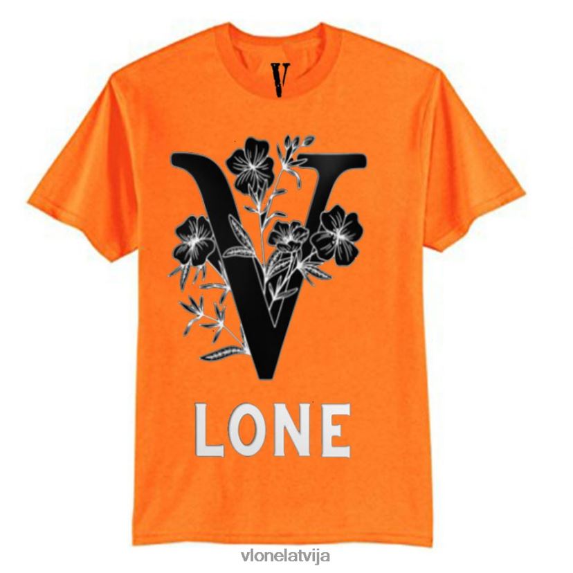 vīriešiem tops Vlone melnu ziedu t krekls 6BLFRJ292