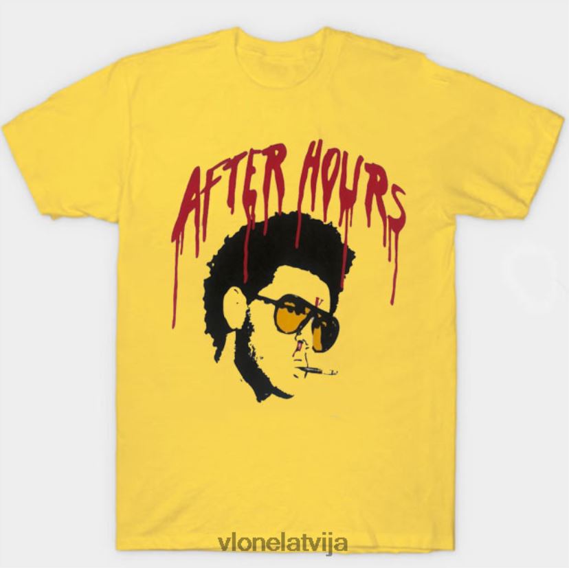 vīriešiem tops Vlone pēc stundām i afro tee 6BLFRJ332