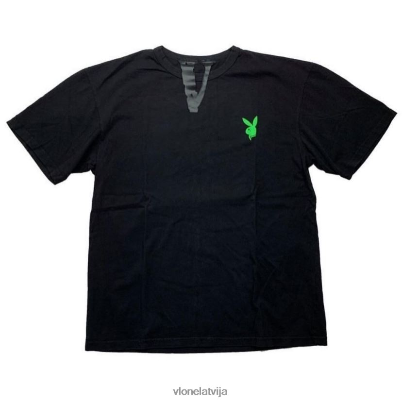 vīriešiem tops Vlone playboy carti bunny tee melna 6BLFRJ220
