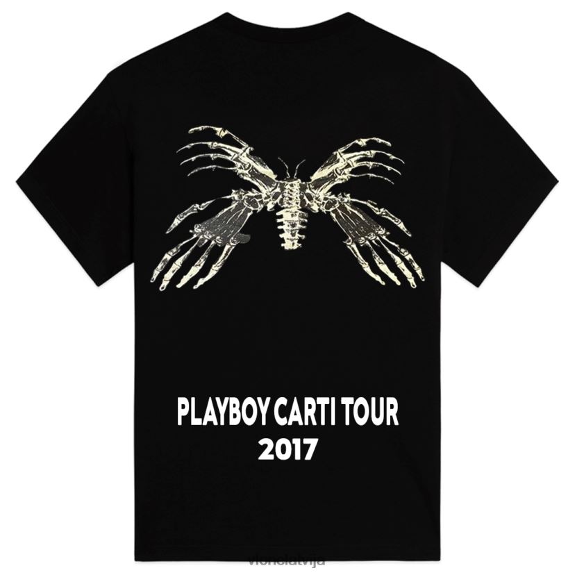 vīriešiem tops Vlone playboy carti tour 2017 t krekls melns 6BLFRJ162