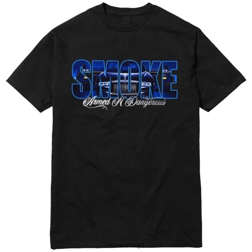 vīriešiem tops Vlone pop dūmu bruņots un bīstams t krekls 6BLFRJ131