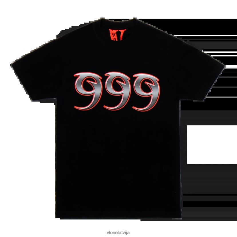 vīriešiem tops Vlone sulu wrld blade tee melns 6BLFRJ121