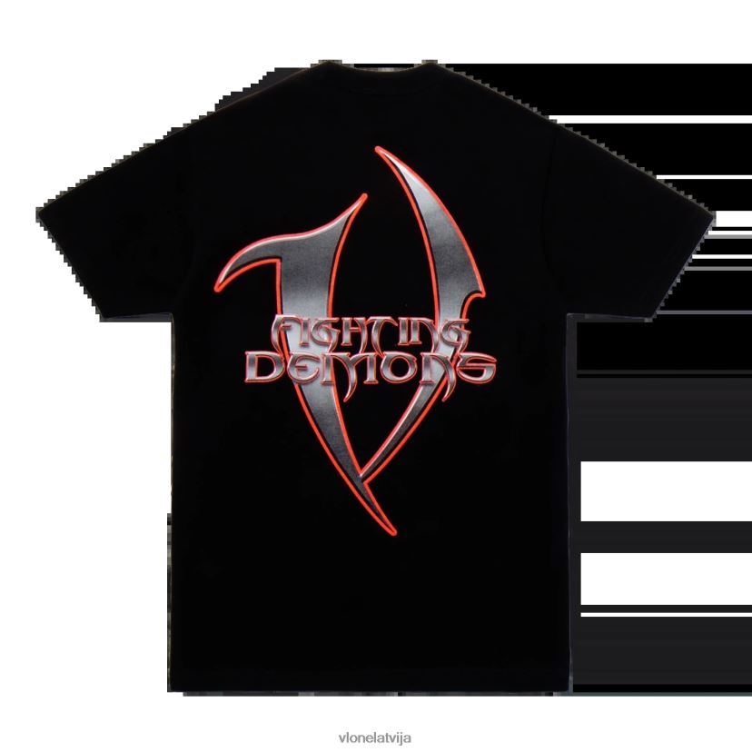 vīriešiem tops Vlone sulu wrld blade tee melns 6BLFRJ121