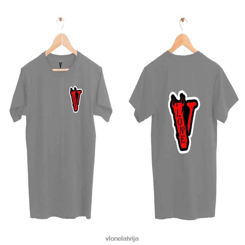 vīriešiem tops Vlone štāpeļšķiedrām modes t krekls 6BLFRJ317