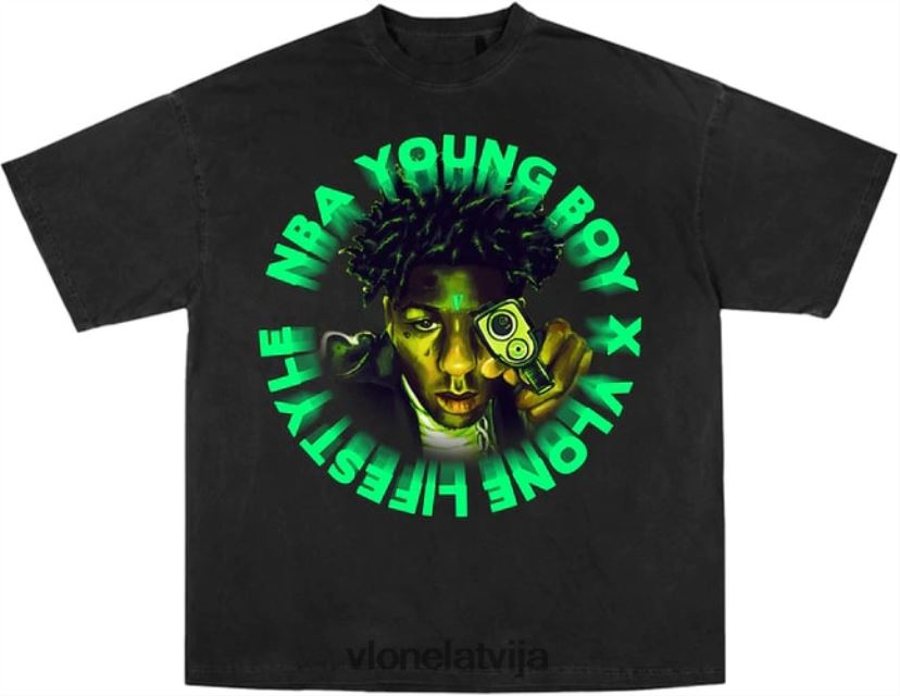 vīriešiem tops Vlone youngboy nba cross roads tee 6BLFRJ245