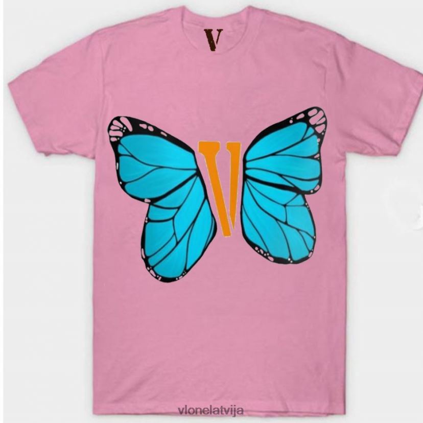 vīriešiem tops Vlone zils tauriņa t krekls 6BLFRJ276