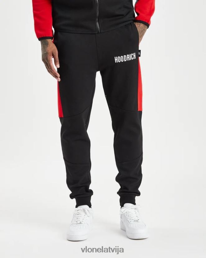 vīriešiem tops Vlone hoodrich melns sarkans og phaze treniņtērps ar kapuci 6BLFRJ373